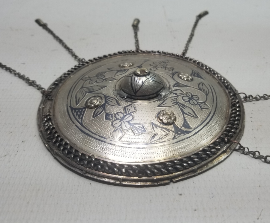 OSMANLI DÖNEMİ SAVATLI GÜMÜŞ GELİN TEPELİĞİ