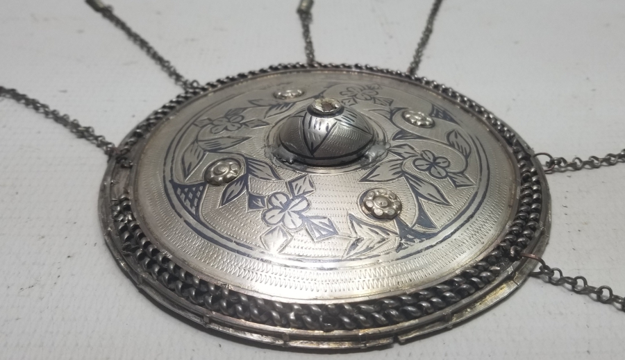 OSMANLI DÖNEMİ SAVATLI GÜMÜŞ GELİN TEPELİĞİ