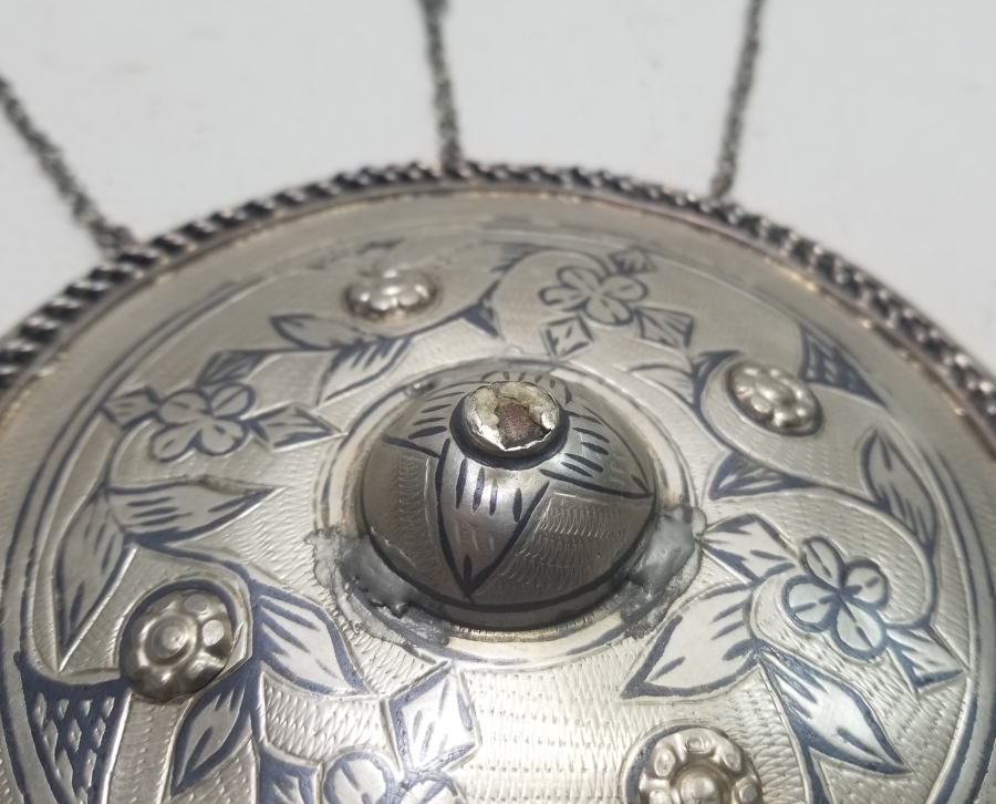 OSMANLI DÖNEMİ SAVATLI GÜMÜŞ GELİN TEPELİĞİ