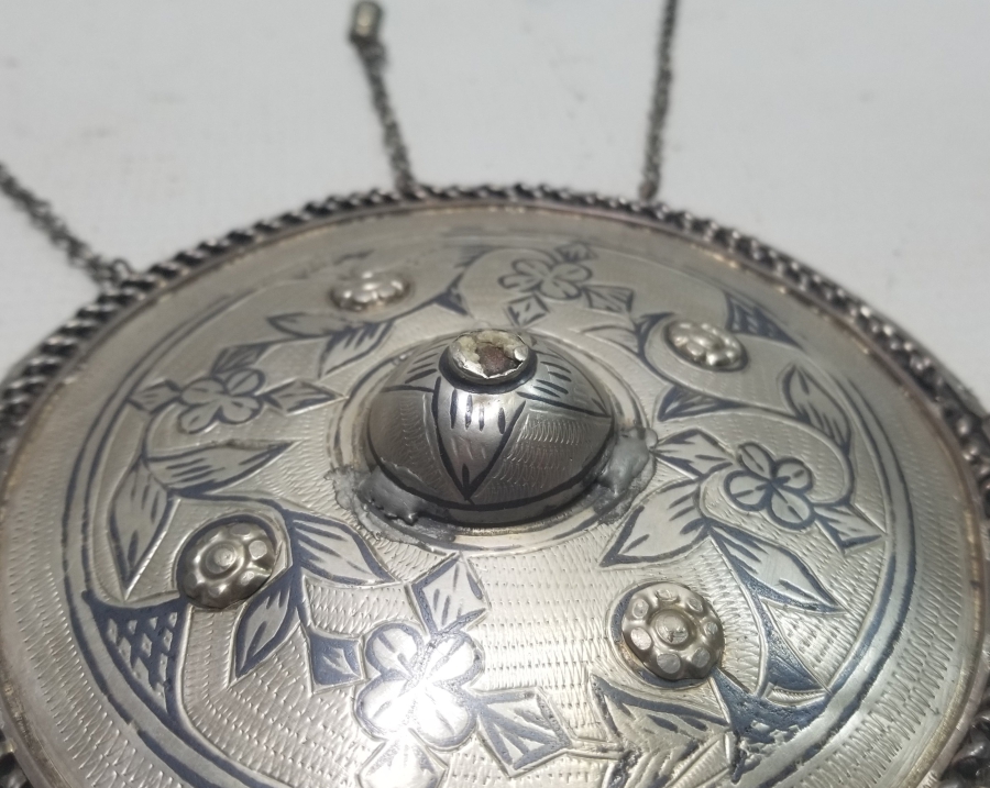 OSMANLI DÖNEMİ SAVATLI GÜMÜŞ GELİN TEPELİĞİ