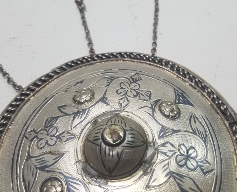 OSMANLI DÖNEMİ SAVATLI GÜMÜŞ GELİN TEPELİĞİ