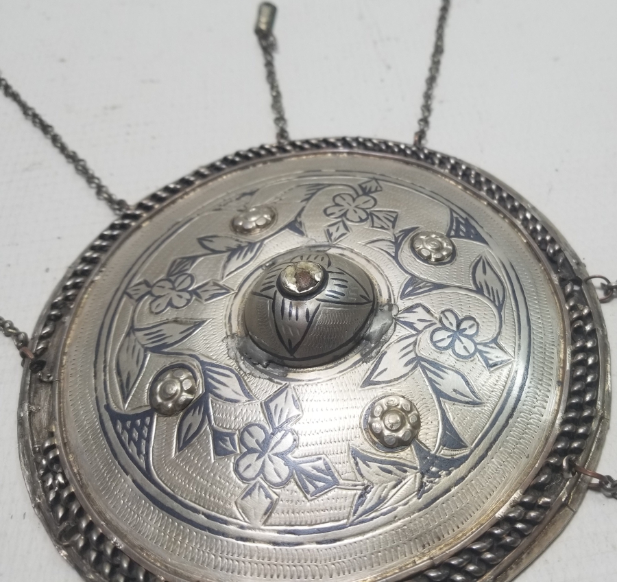 OSMANLI DÖNEMİ SAVATLI GÜMÜŞ GELİN TEPELİĞİ