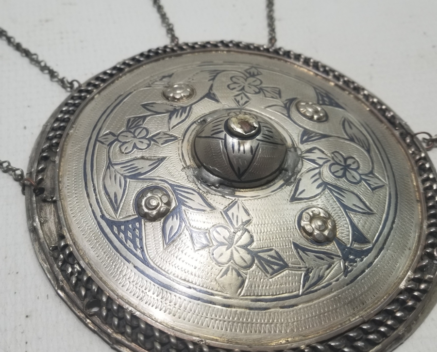 OSMANLI DÖNEMİ SAVATLI GÜMÜŞ GELİN TEPELİĞİ