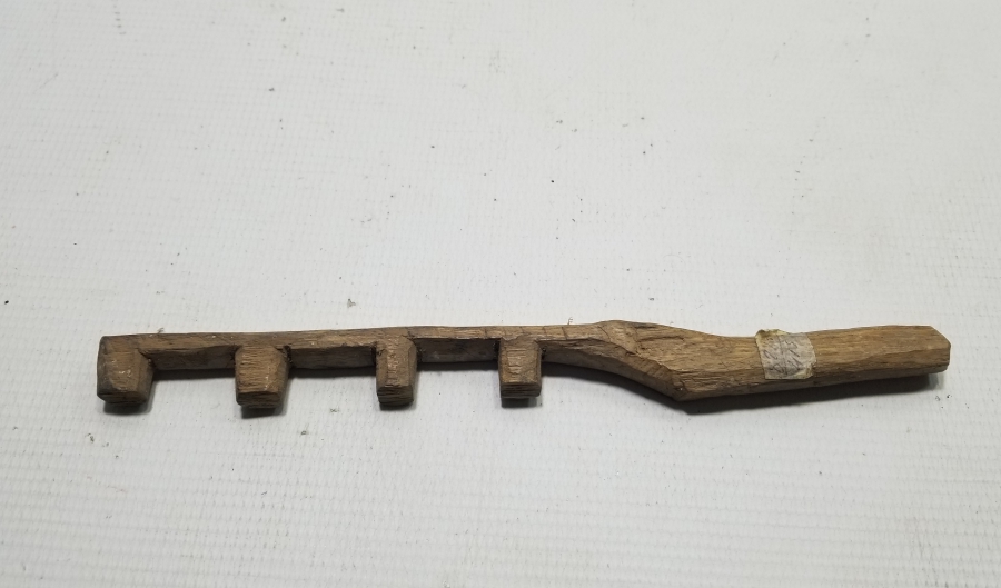 OSMANLI DÖNEMİ EL YAPIMI AHŞAP AMBAR ANAHTARI