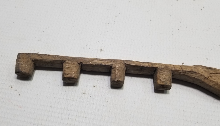 OSMANLI DÖNEMİ EL YAPIMI AHŞAP AMBAR ANAHTARI