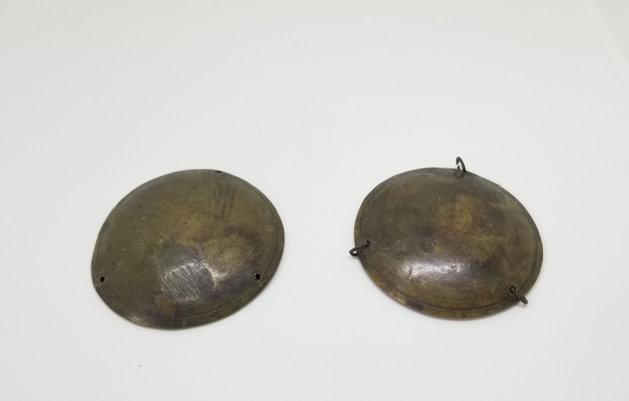 OSMANLI DÖNEMİ BRONZ ECZACI - ŞİFACI ÖLÇEK TERAZİSİ KEFELERİ