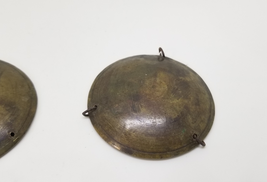 OSMANLI DÖNEMİ BRONZ ECZACI - ŞİFACI ÖLÇEK TERAZİSİ KEFELERİ