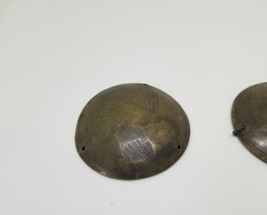 OSMANLI DÖNEMİ BRONZ ECZACI - ŞİFACI ÖLÇEK TERAZİSİ KEFELERİ