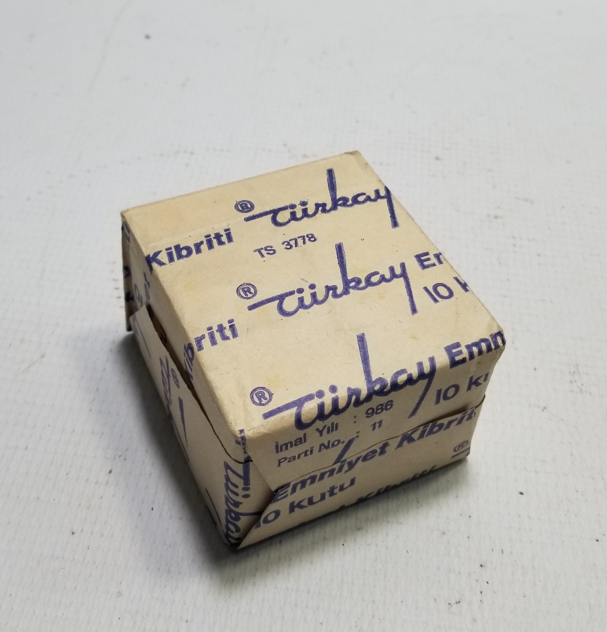 AÇILMAMIŞ PAKETİNDE ANTİKA KİBRİT LOTU