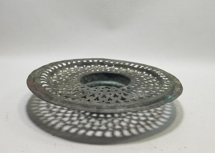 OSMANLI DÖNEMİ TESTERE İŞÇİLİKLİ İBRİK SÜZGECİ