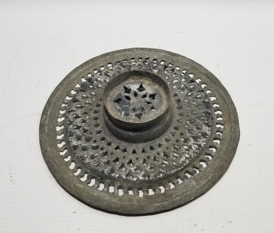 OSMANLI DÖNEMİ TESTERE İŞÇİLİKLİ İBRİK SÜZGECİ