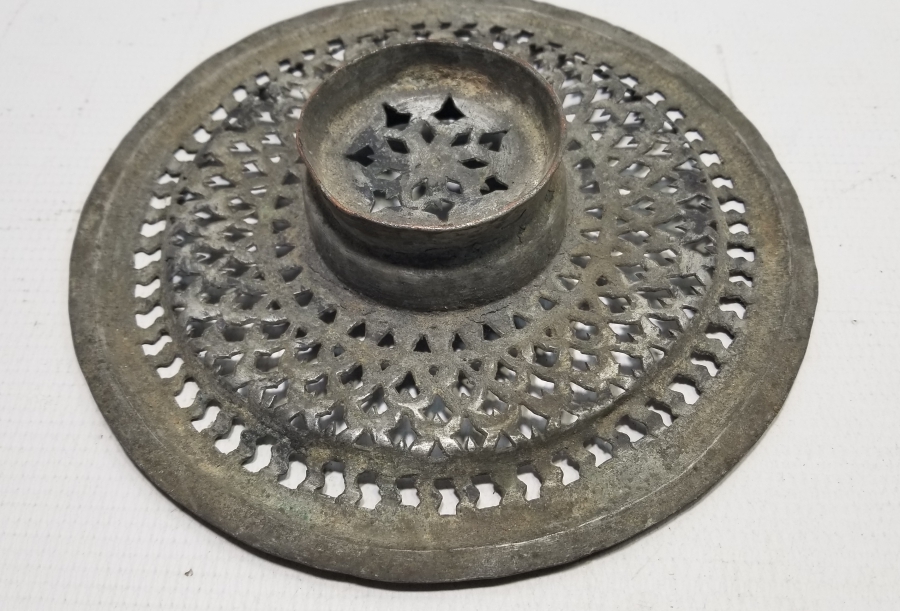 OSMANLI DÖNEMİ TESTERE İŞÇİLİKLİ İBRİK SÜZGECİ