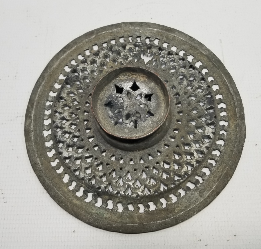 OSMANLI DÖNEMİ TESTERE İŞÇİLİKLİ İBRİK SÜZGECİ