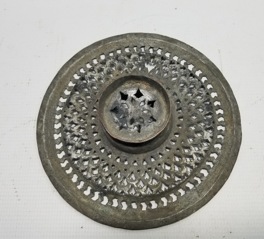 OSMANLI DÖNEMİ TESTERE İŞÇİLİKLİ İBRİK SÜZGECİ