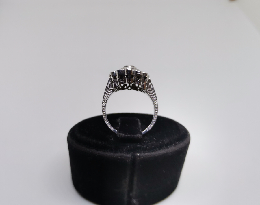 YAKUT VE PIRLANTA TAŞLI ÇOKLU YONCA MODELİ YÜZÜK