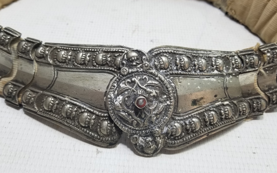 KABARTMA İŞÇİLİKLİ OSMANLI DÖNEMİ NADİR TİPTE GELİN KEMERİ