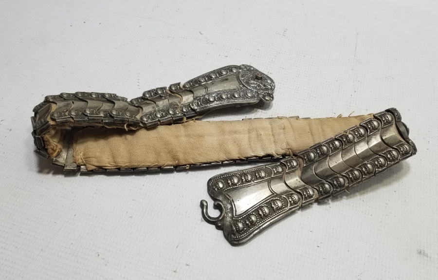 KABARTMA İŞÇİLİKLİ OSMANLI DÖNEMİ NADİR TİPTE GELİN KEMERİ