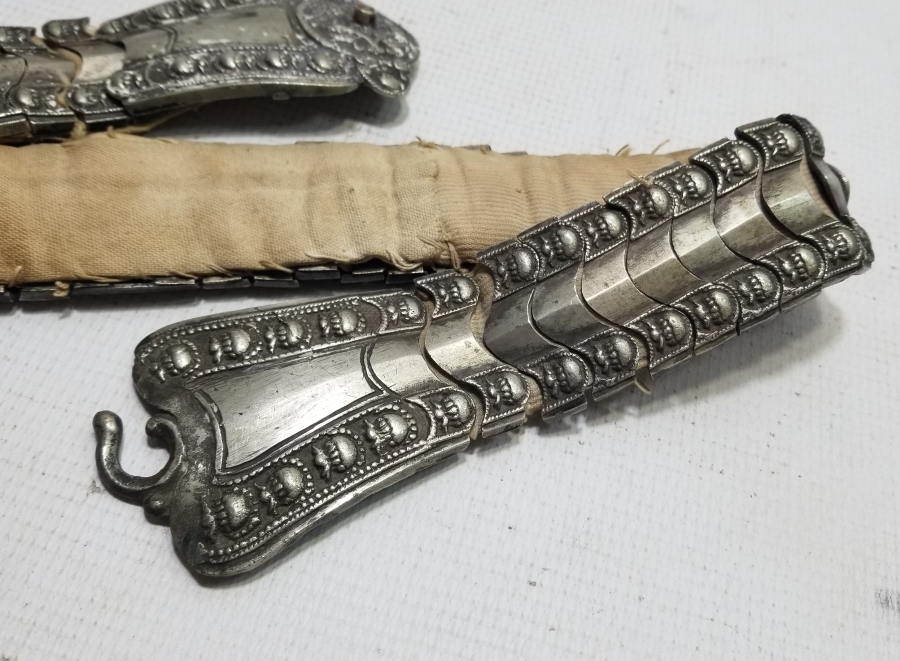 KABARTMA İŞÇİLİKLİ OSMANLI DÖNEMİ NADİR TİPTE GELİN KEMERİ