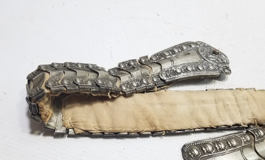 KABARTMA İŞÇİLİKLİ OSMANLI DÖNEMİ NADİR TİPTE GELİN KEMERİ