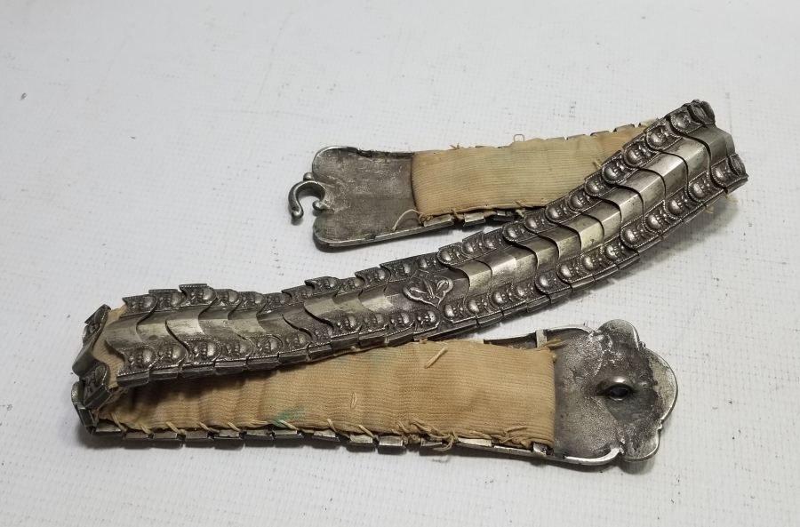 KABARTMA İŞÇİLİKLİ OSMANLI DÖNEMİ NADİR TİPTE GELİN KEMERİ