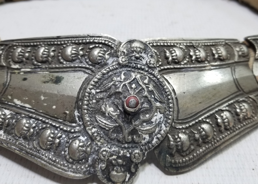 KABARTMA İŞÇİLİKLİ OSMANLI DÖNEMİ NADİR TİPTE GELİN KEMERİ