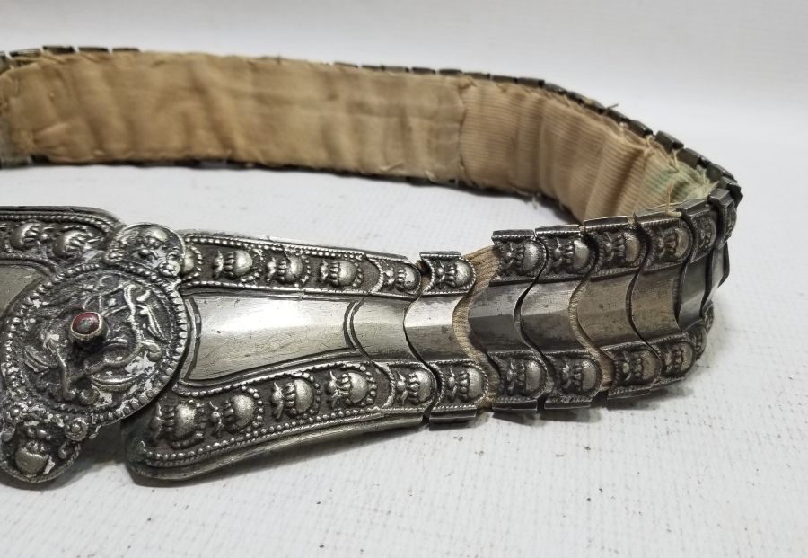 KABARTMA İŞÇİLİKLİ OSMANLI DÖNEMİ NADİR TİPTE GELİN KEMERİ