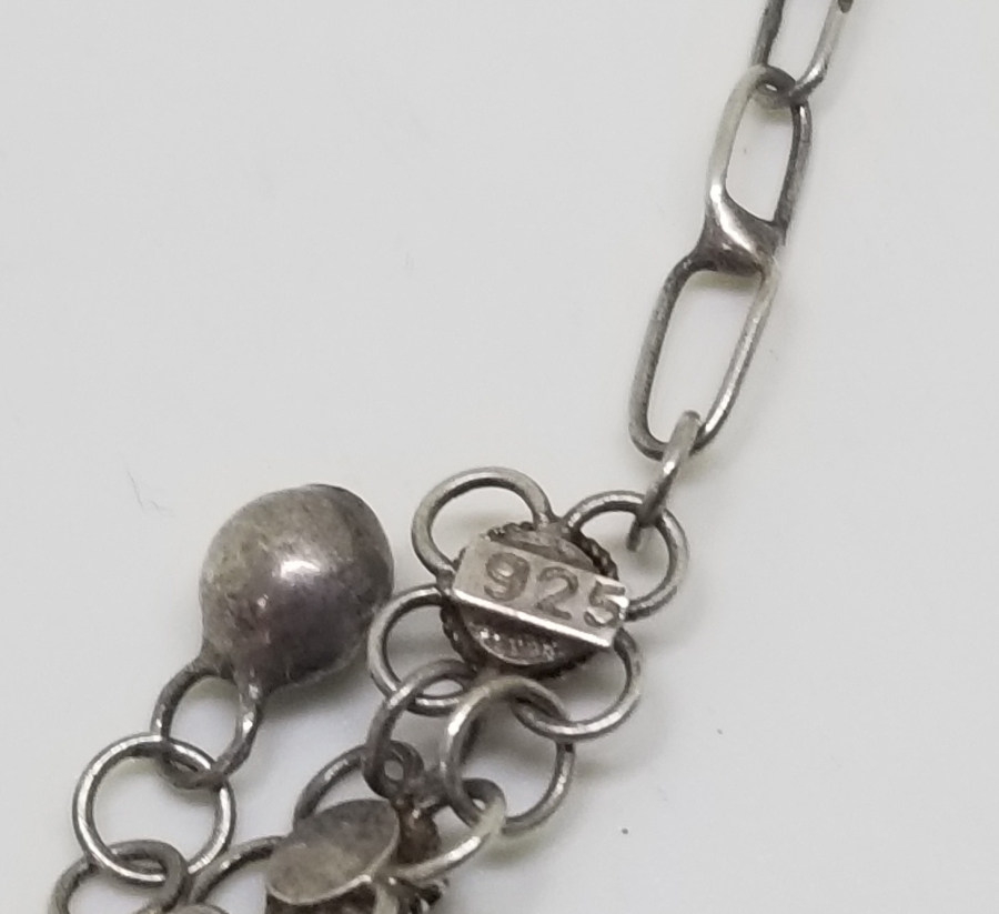 ÖZEL YAPIM ANTİKA GÜMÜŞ GERDANLIK