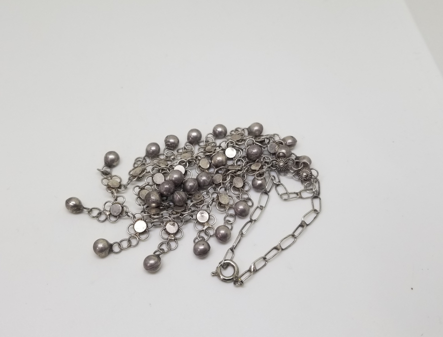 ÖZEL YAPIM ANTİKA GÜMÜŞ GERDANLIK