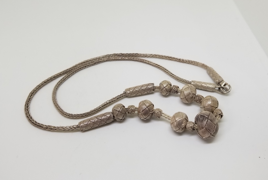 ÖZEL YAPIM TRABZON HASIR ÖRME GERDANLIK