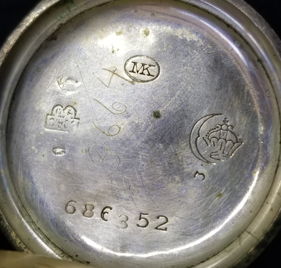 GÜMÜŞ KASA ANTİKA CEP SAATİ