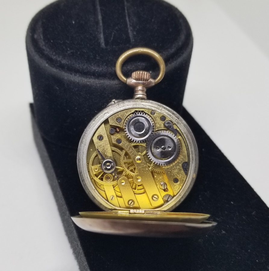 GÜMÜŞ KASA ANTİKA CEP SAATİ