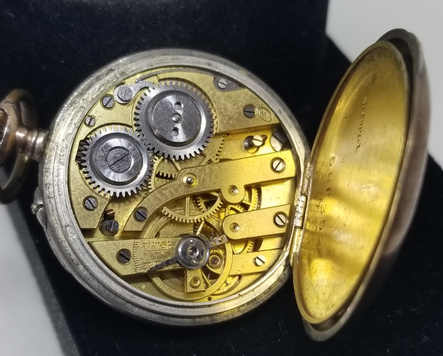 GÜMÜŞ KASA ANTİKA CEP SAATİ