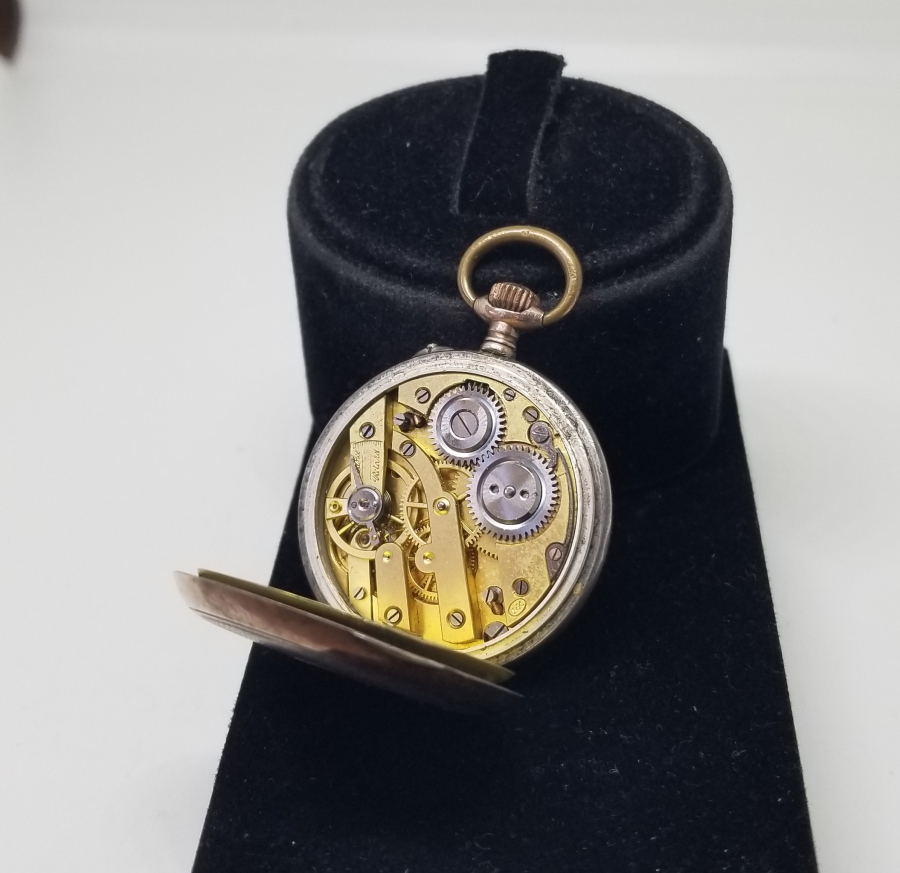 GÜMÜŞ KASA ANTİKA CEP SAATİ