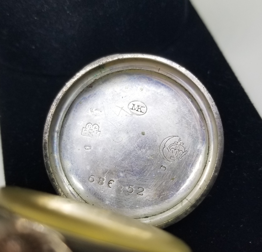 GÜMÜŞ KASA ANTİKA CEP SAATİ