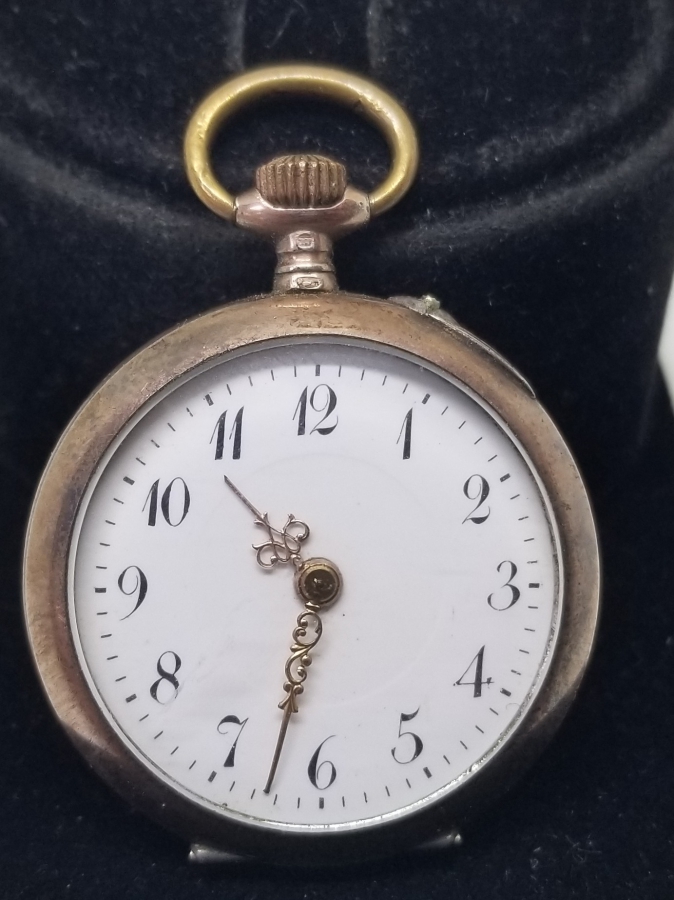 GÜMÜŞ KASA ANTİKA CEP SAATİ