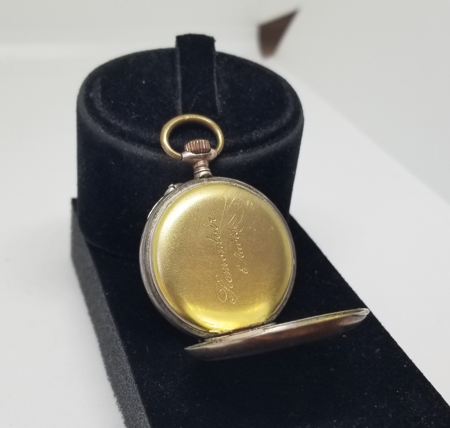 GÜMÜŞ KASA ANTİKA CEP SAATİ