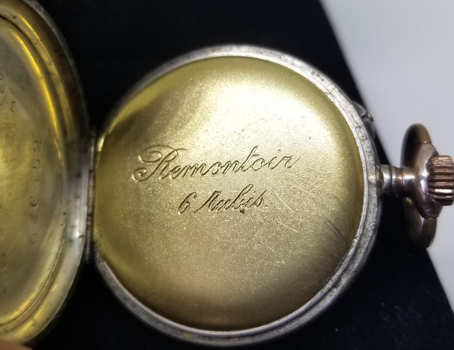 GÜMÜŞ KASA ANTİKA CEP SAATİ