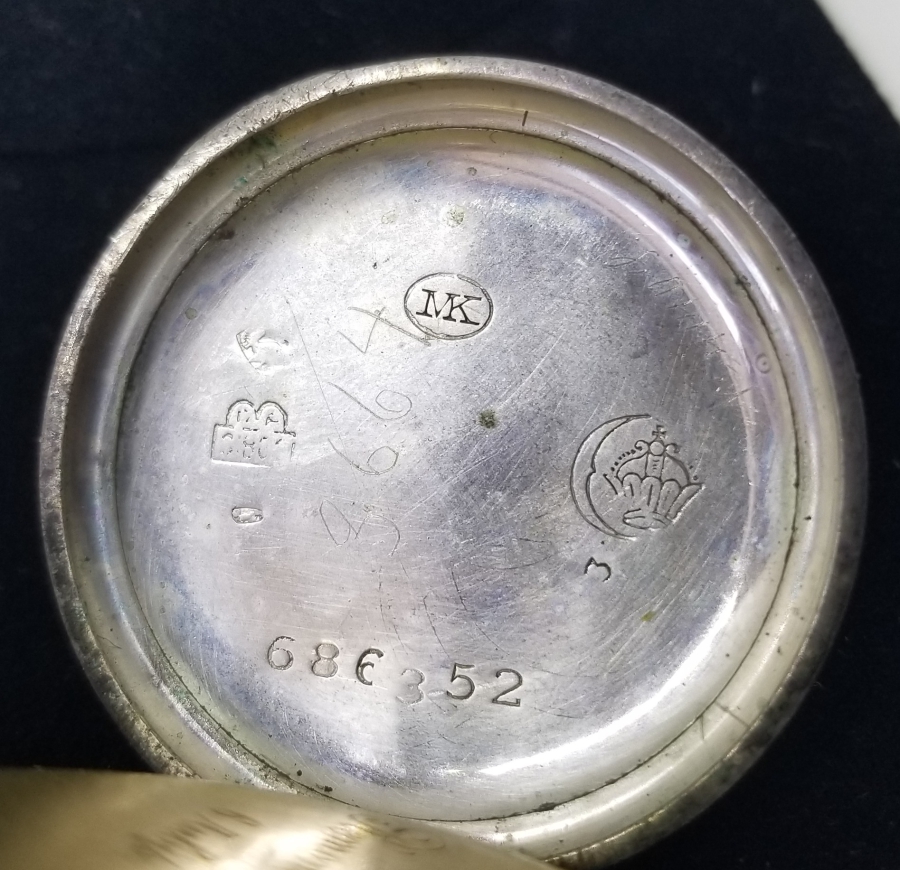 GÜMÜŞ KASA ANTİKA CEP SAATİ