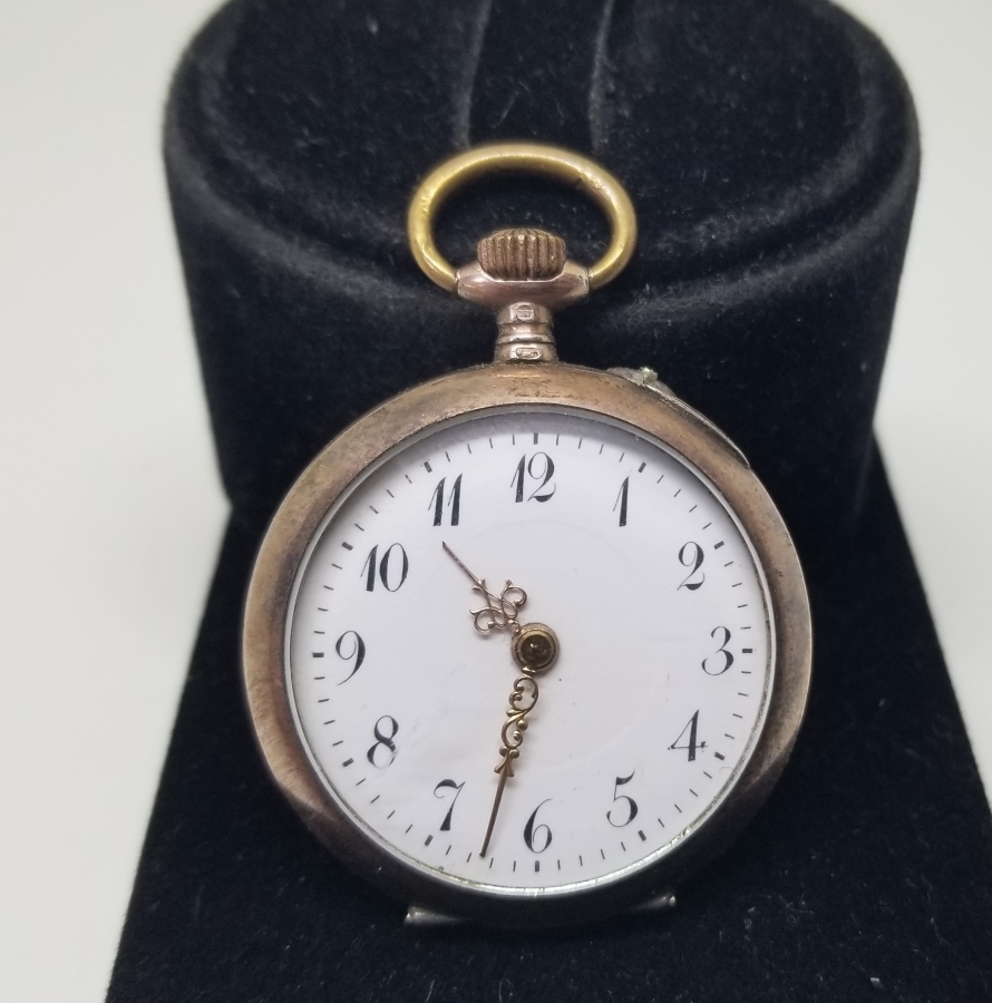 GÜMÜŞ KASA ANTİKA CEP SAATİ