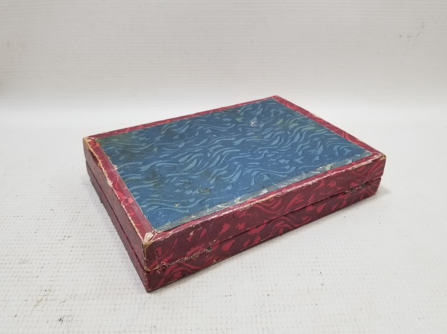 OSMANLI DÖNEMİ KUTUSUNDA SAVATLI GÜMÜŞ ÇATAL TAKIMI