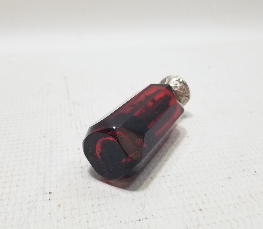 GÜMÜŞ KAPAKLI OSMANLI DÖNEMİ NADİR PARFÜM - KOKU ŞİŞESİ