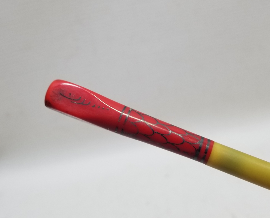 UCU OSMANLICA YAZILI OSMANLI DÖNEMİ KATALİN SİGARA AĞIZLIĞI