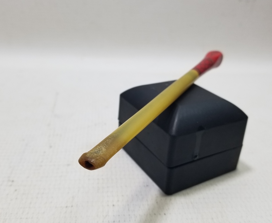 UCU OSMANLICA YAZILI OSMANLI DÖNEMİ KATALİN SİGARA AĞIZLIĞI