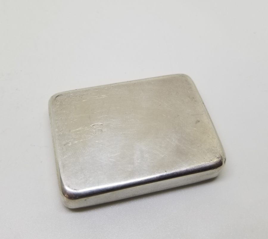 1900 BAŞLARI ÇOK NADİR MİNELİ GÜMÜŞ ÇEKİRGE KUTUSU