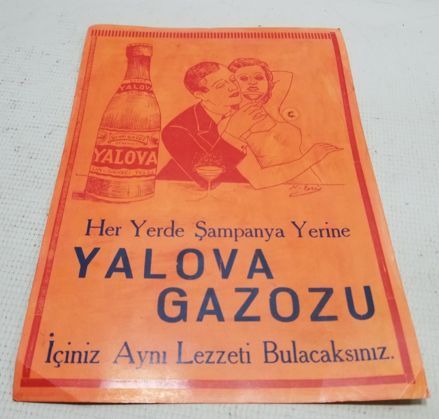 NADİR ANTİKA GAZOZ AFİŞİ