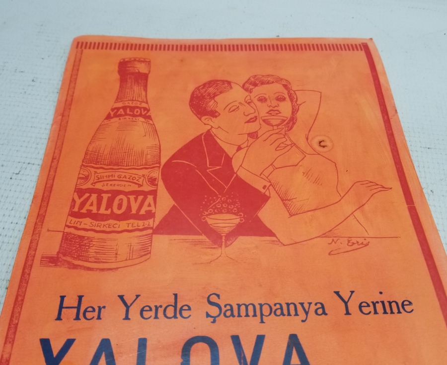 NADİR ANTİKA GAZOZ AFİŞİ