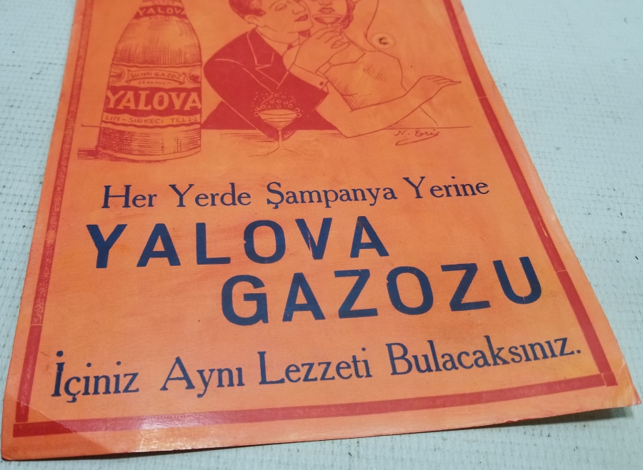 NADİR ANTİKA GAZOZ AFİŞİ