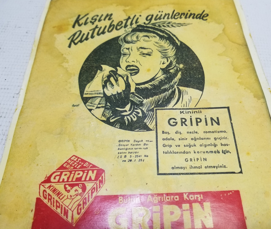 ANTİKA GRİPİN REKLAM AFİŞİ