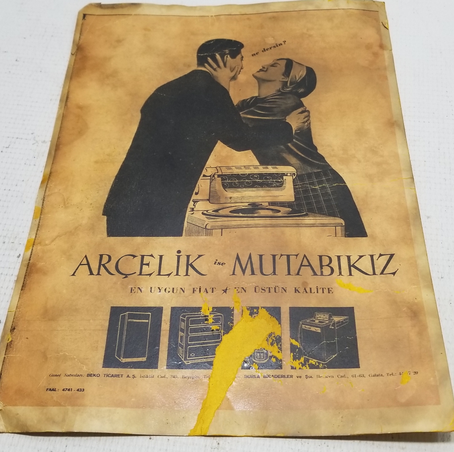 ANTİKA ARÇELİK REKLAM AFİŞİ