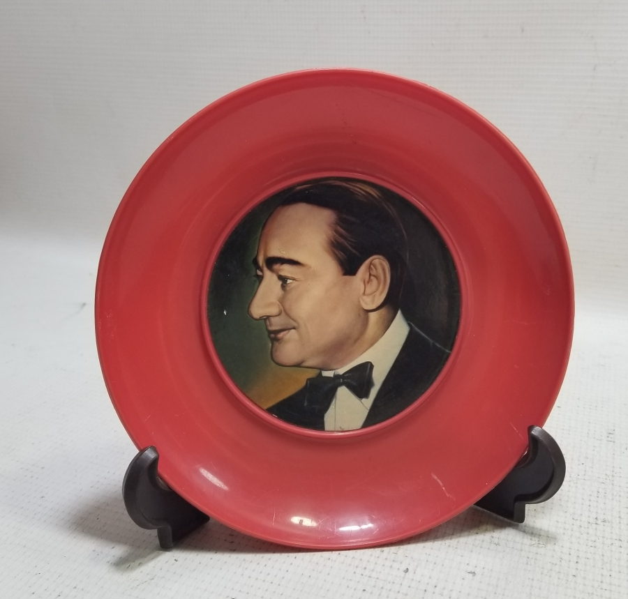 ADNAN MENDERES GÖRSELLİ ANTİKA DUVAR TABAĞI